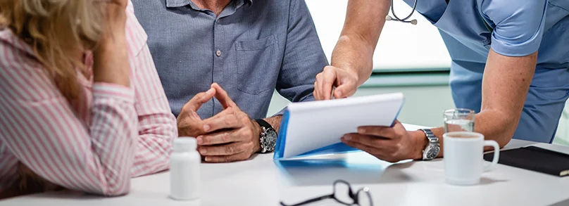 Registration of patients and insurance checks