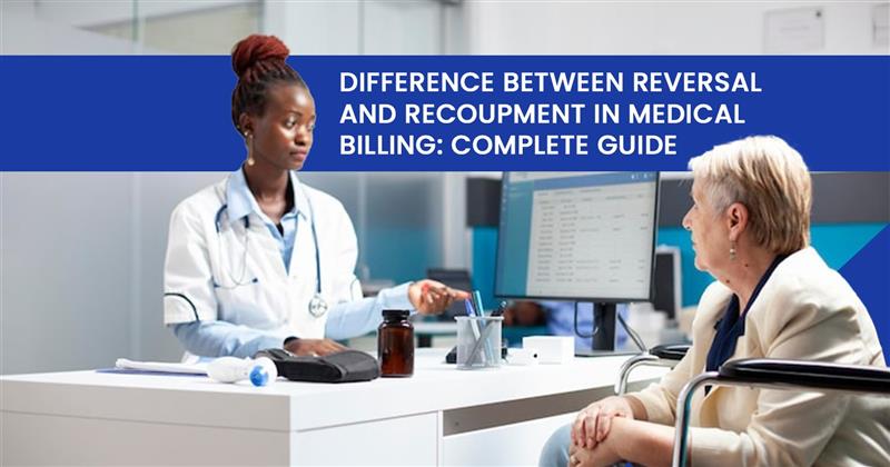 difference between reversal and recoupment in medical billing